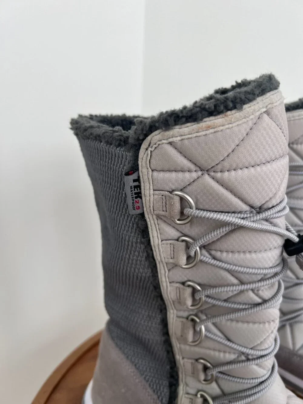 L.L. Bean Snowfield Quilted TEK2.5 Waterproof Insulated Tall‎ Winter Boot Sz 7.5